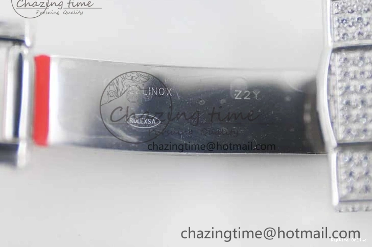 0212 Datejust 41 SS Full Diamonds TWF 1:1 Best Edition Arabic Markers Dial on Bracelet A Sporty 2395